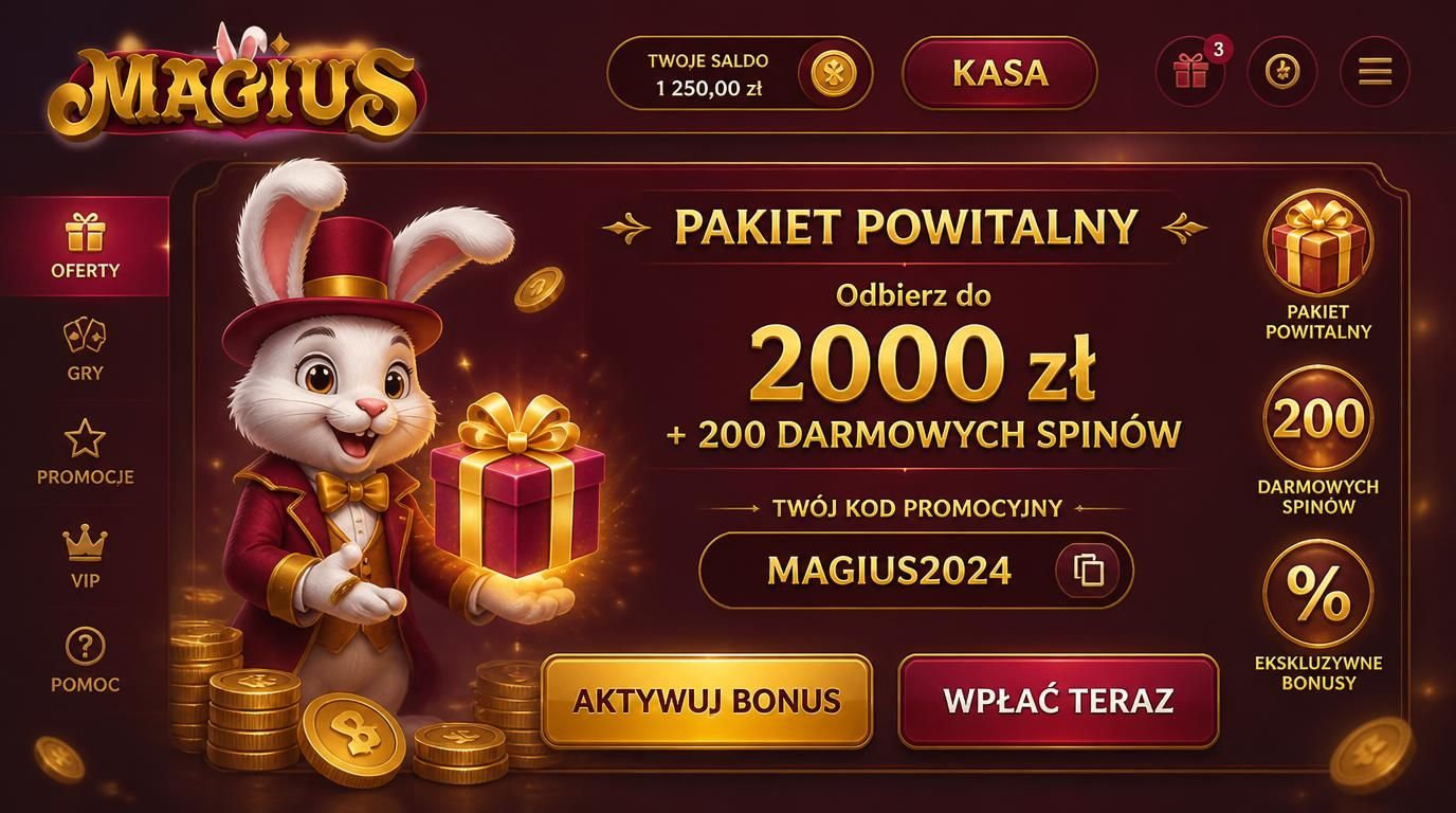 Gracz oglądający ofertę powitalną z darmowymi spinami i bonusem depozytowym.